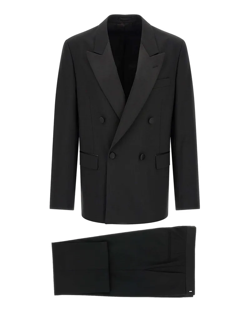 LARDINI Anzug - Schwarz Schwarz