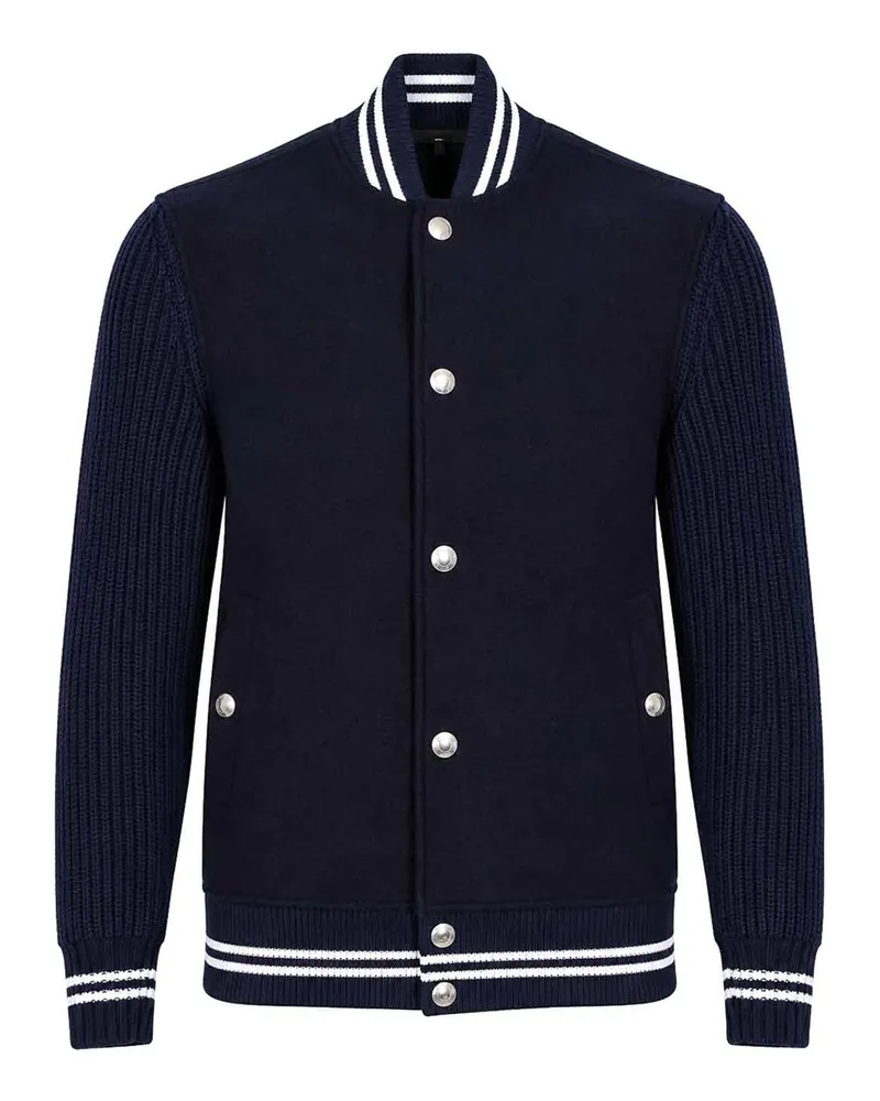 Eleventy Bomberjacke - Blau Blau