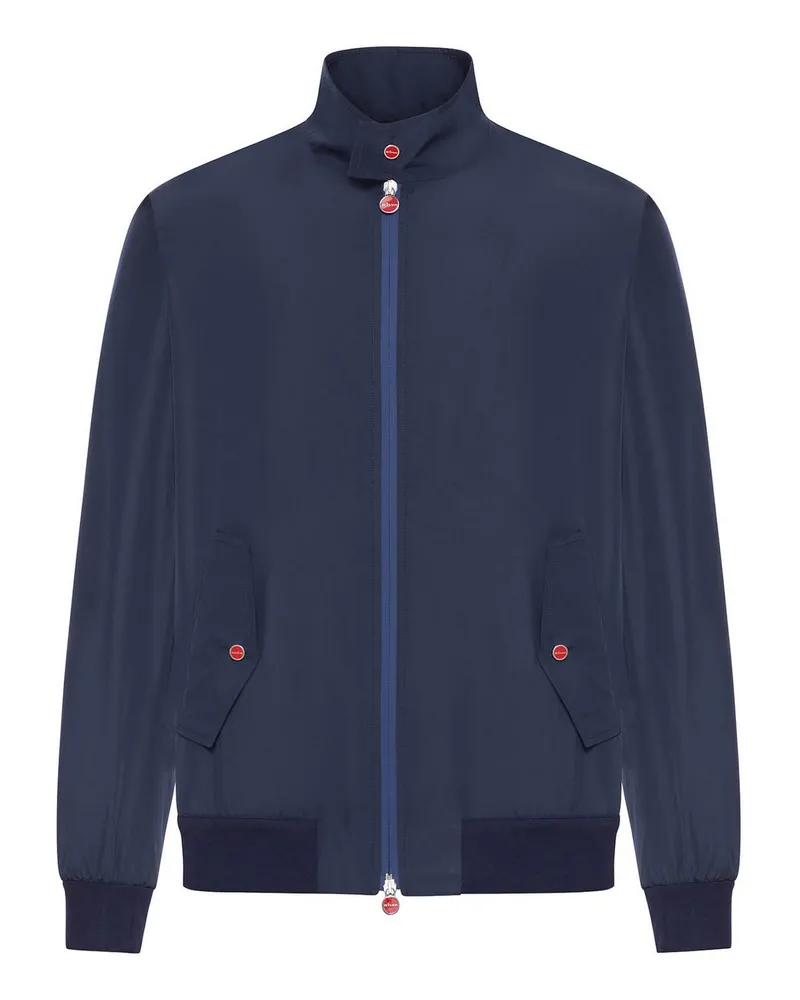 Kiton Bomberjacke - Blau Blau