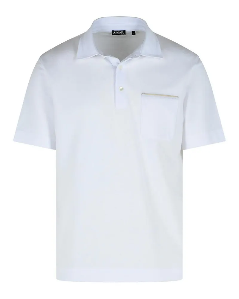 Ermenegildo Zegna Poloshirt - Weiß Weiß