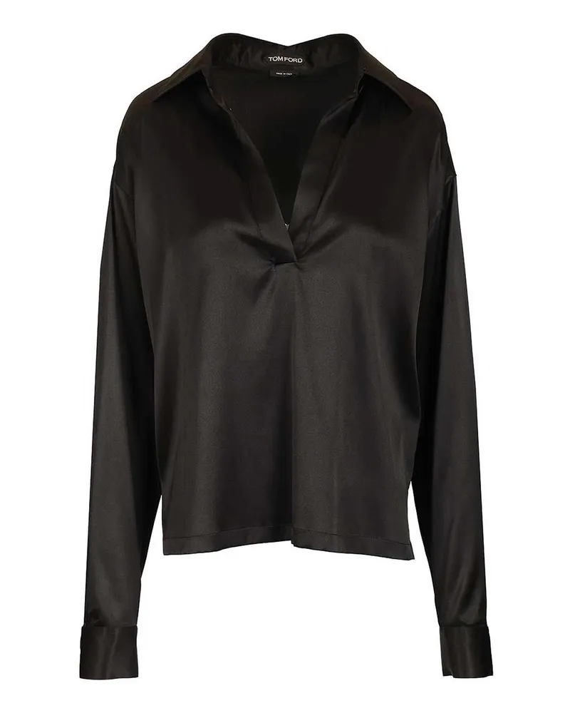 Tom Ford Poloshirt - Schwarz Schwarz