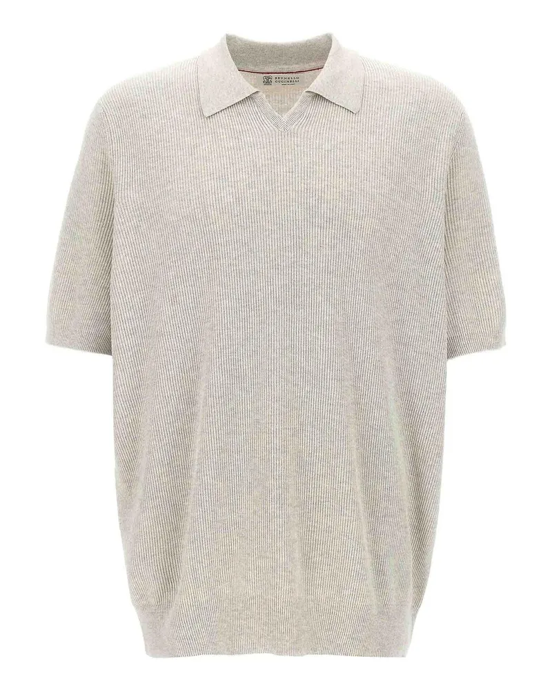 Brunello Cucinelli Poloshirt - Grau Grau