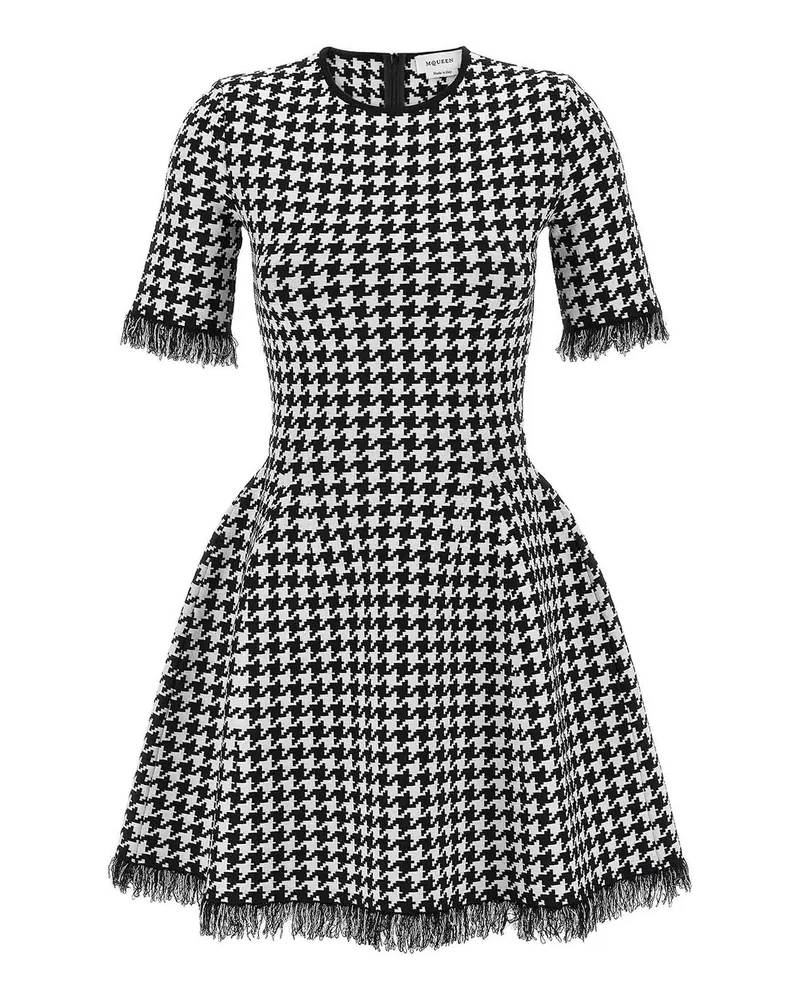 Alexander McQueen Knielanges Kleid - Weiß Weiß
