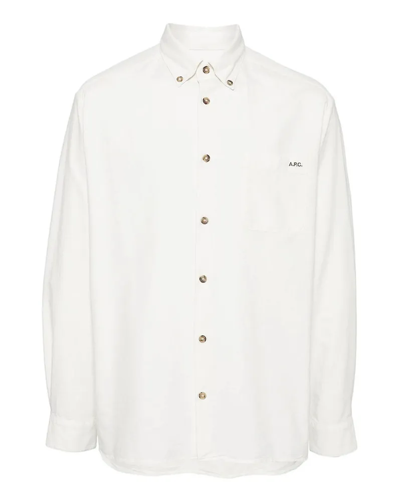 A.P.C. A. P.C. Hemd - Weiß Weiß