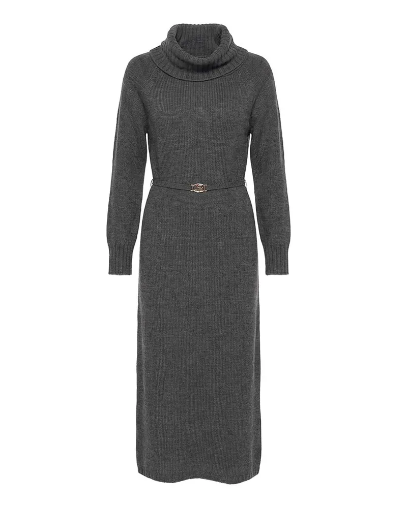 Twin-Set Knielanges Kleid - Grau Grau