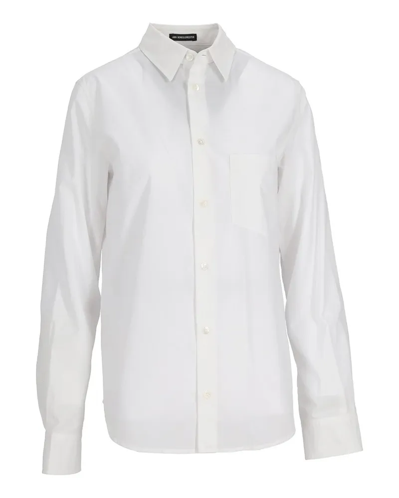 Ann Demeulemeester Hemd - Weiß Weiß