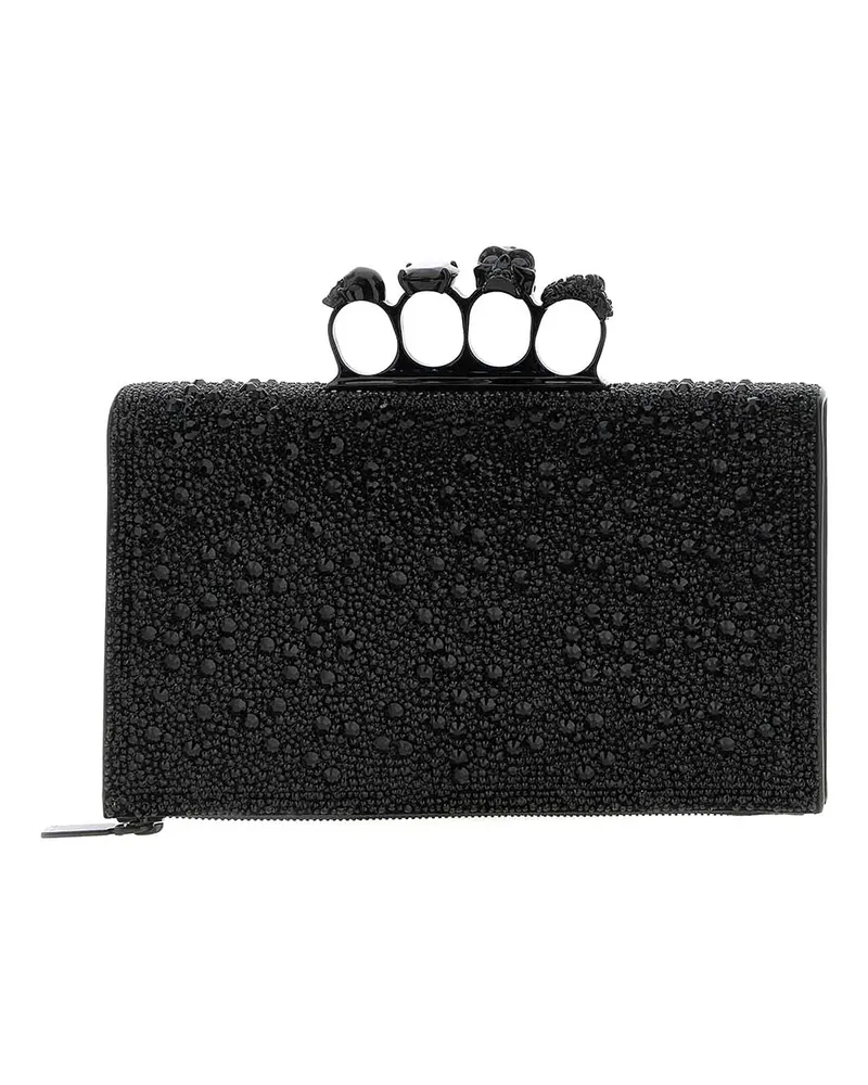 Alexander McQueen Clutch - Schwarz Schwarz