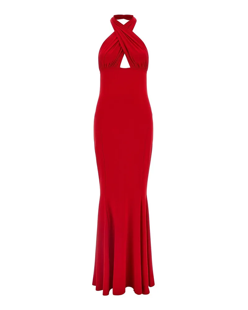 Norma Kamali Maxikleid - Rot Rot