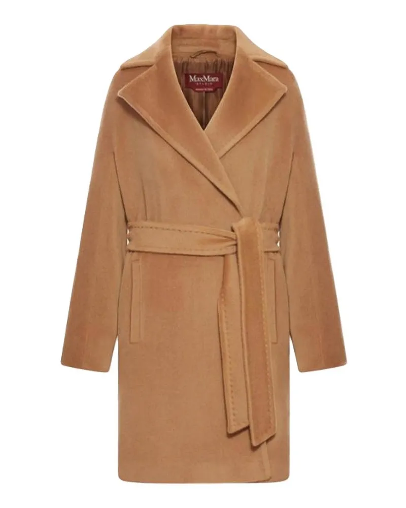 Max Mara Langer Mantel - Camel Camel