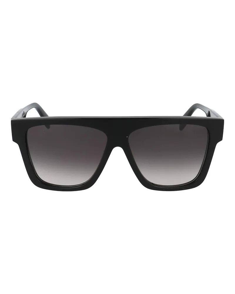 Alexander McQueen Sonnenbrille - Schwarz Schwarz
