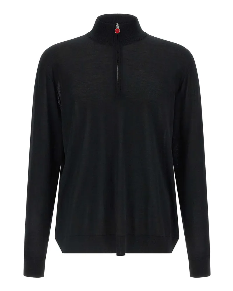 Kiton Rollkragenpullover - Schwarz Schwarz