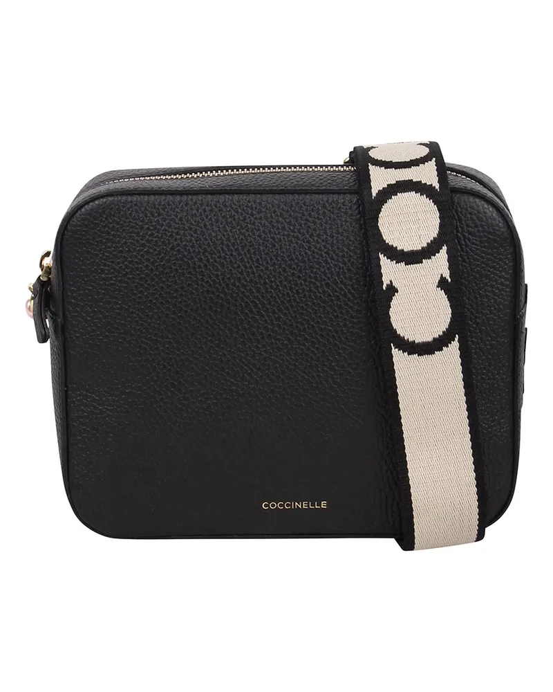 Coccinelle Schultertasche - Schwarz Schwarz