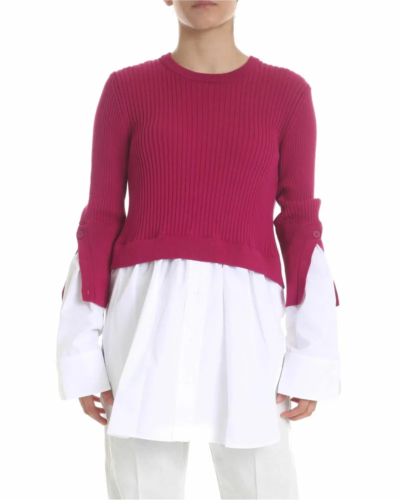 Kenzo Rundhalspullover - Fuchsia Fuchsia