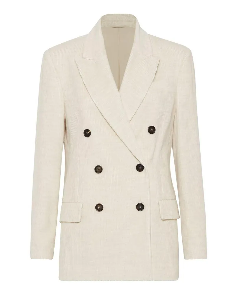 Brunello Cucinelli Blazer - Creme Creme