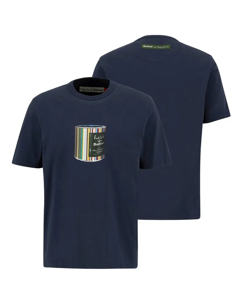 Barbour T-Shirt - Blau Blau
