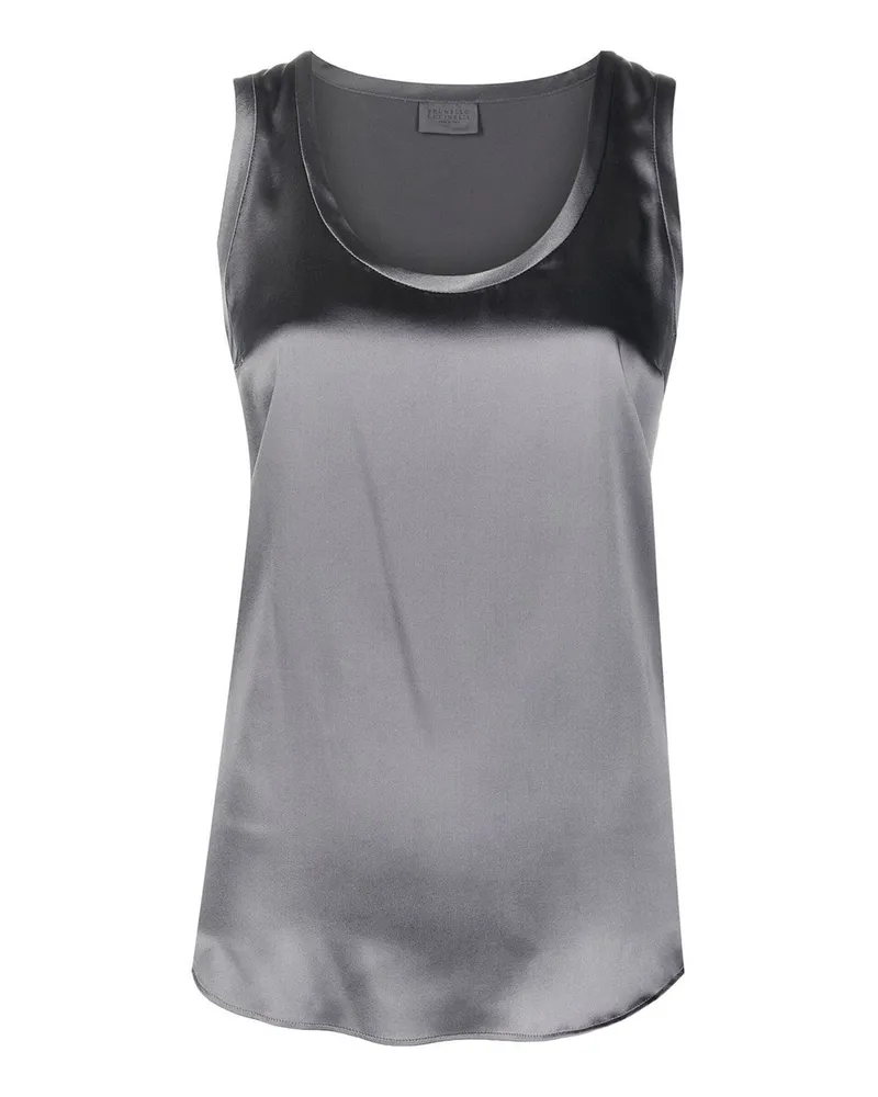 Brunello Cucinelli Top - Schwarz Schwarz