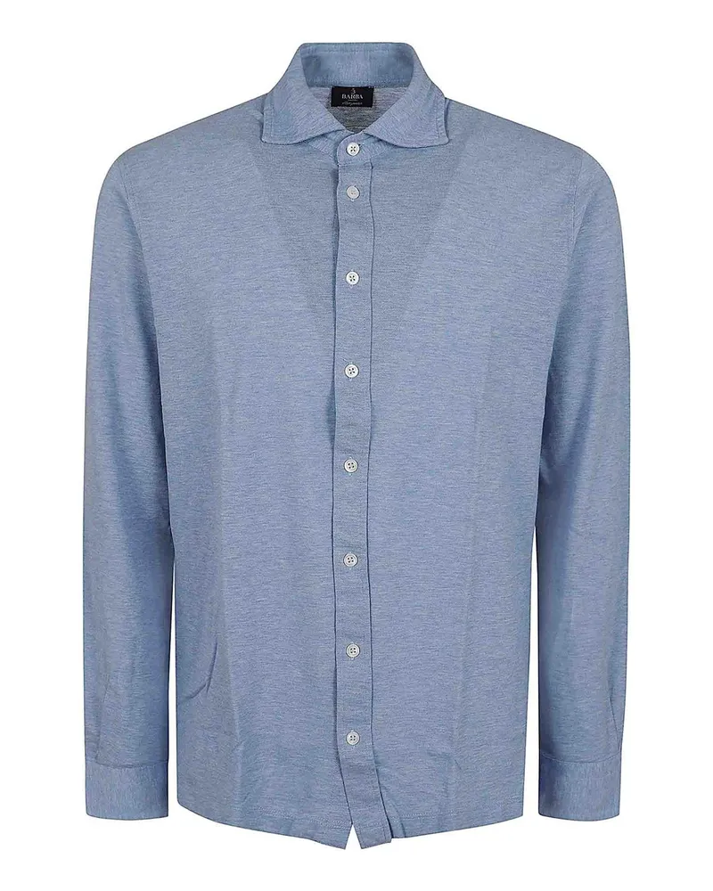 BARBA Hemd - Blau Blau