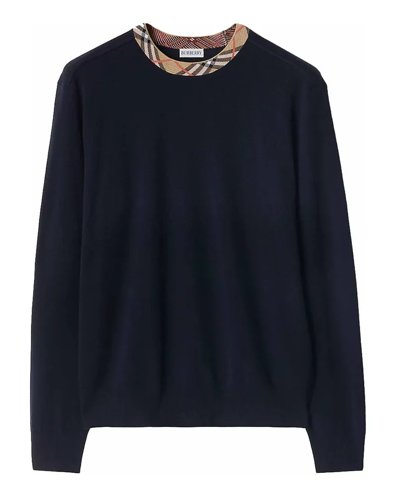 Burberry U-Boot-Pullover - Dunkelblau Dunkelblau