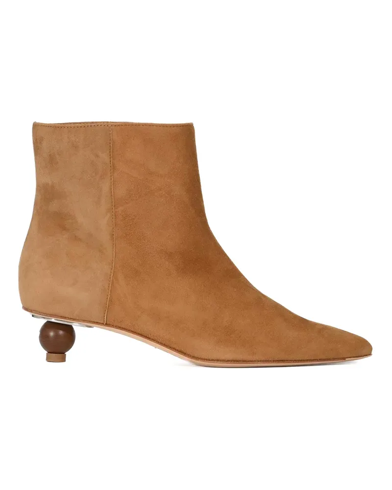 Max Mara Stiefeletten - Camel Camel