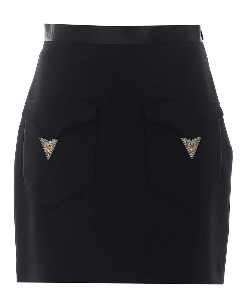 Versace Minirock - Schwarz Schwarz