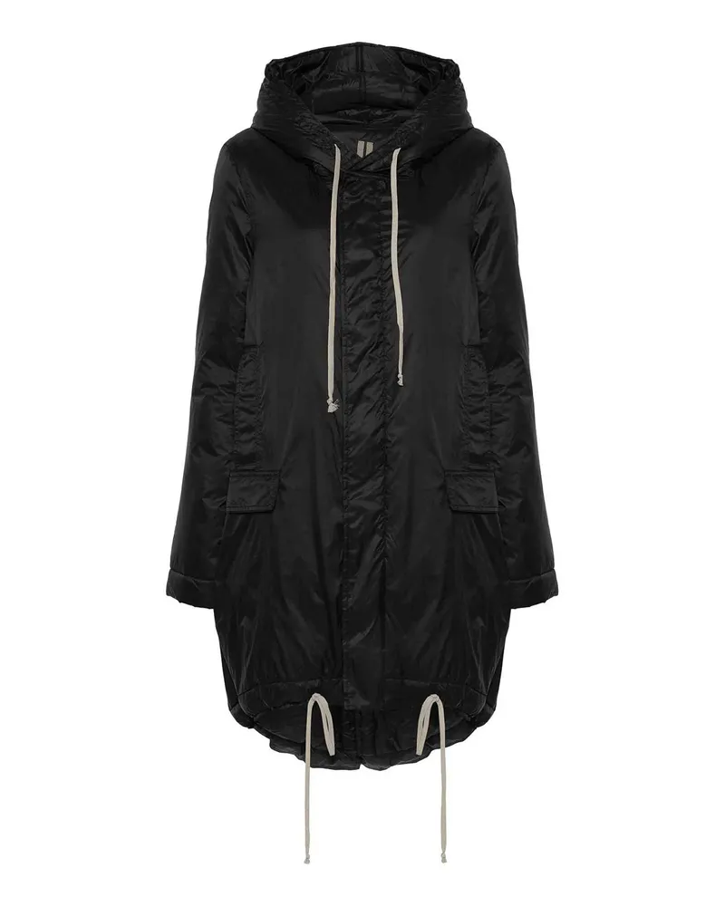Rick Owens Parka - Schwarz Schwarz