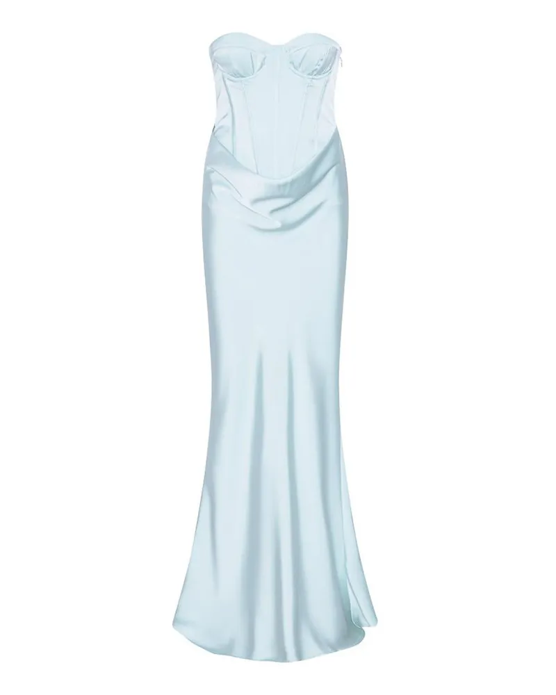 ROTATE Birger Christensen Maxikleid - Blau Blau