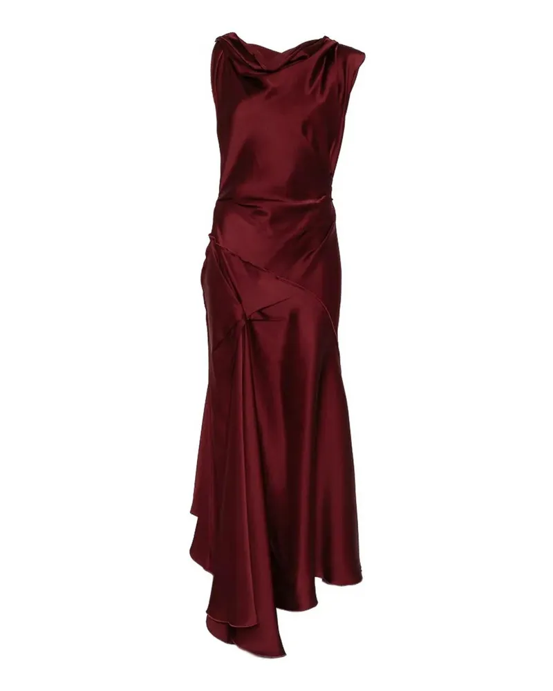 Victoria Beckham Cocktailkleid - Dunkelrot Dunkelrot
