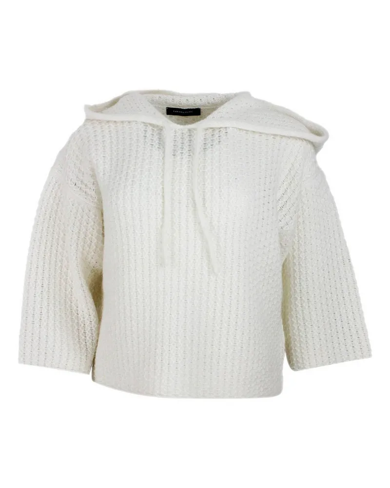 Fabiana Filippi Rundhalspullover - Weiß Weiß