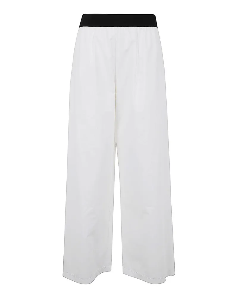 Maria Calderara Casual Hose - Weiß Weiß