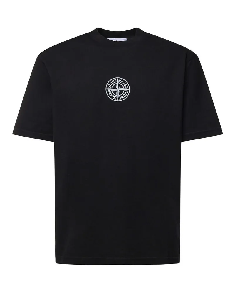 Stone Island T-Shirt - Schwarz Schwarz