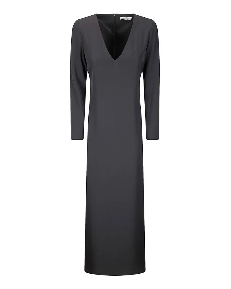 Stefano Mortari Maxikleid - Schwarz Schwarz