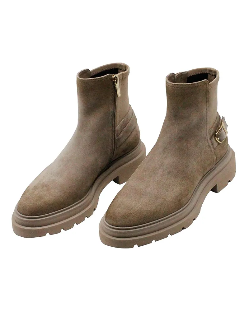 Santoni Stiefeletten - Braun Braun