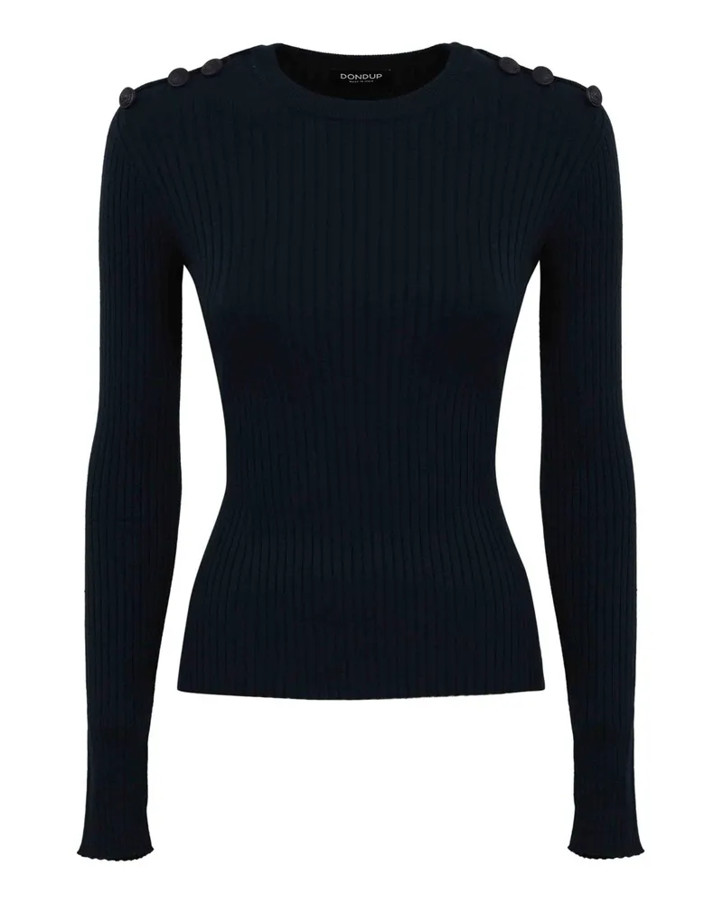Dondup Rundhalspullover - Blau Blau