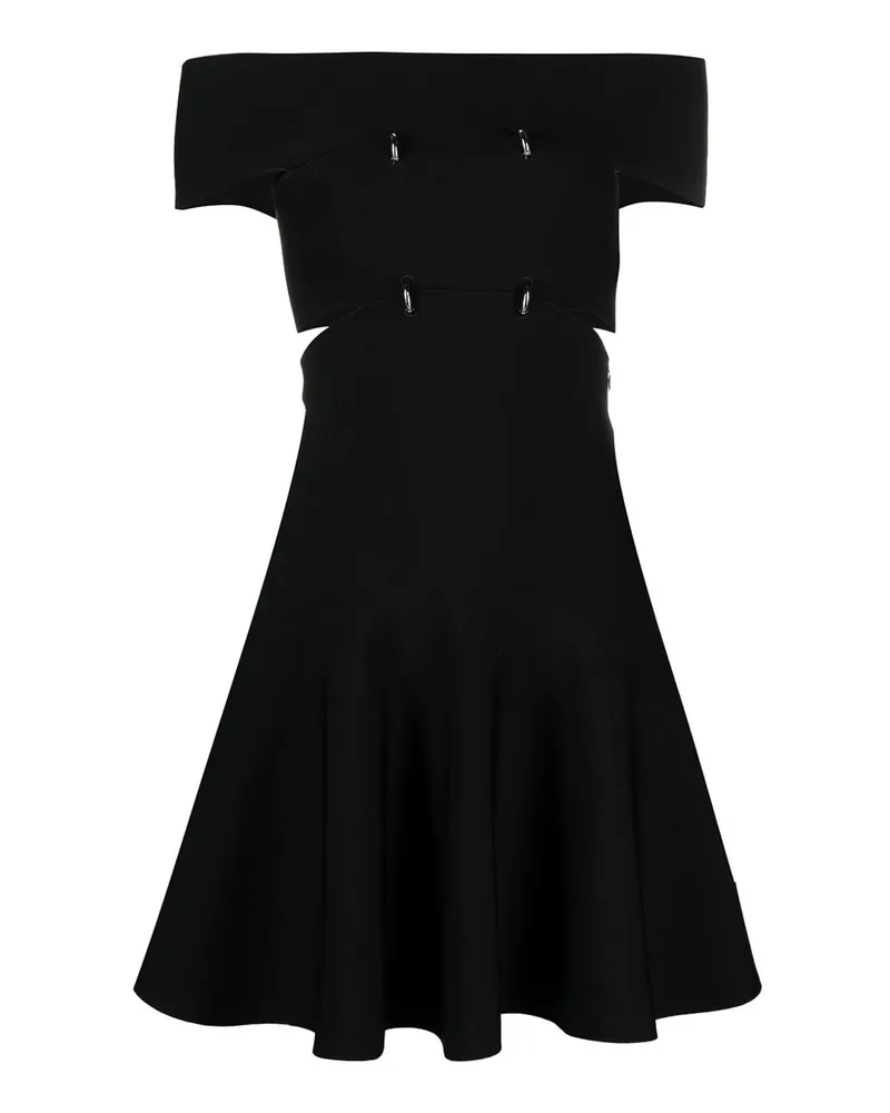 Alexander McQueen Cocktailkleid - Schwarz Schwarz