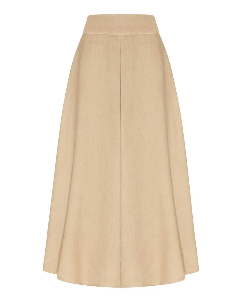 120% Lino Langer Rock - Nude Nude