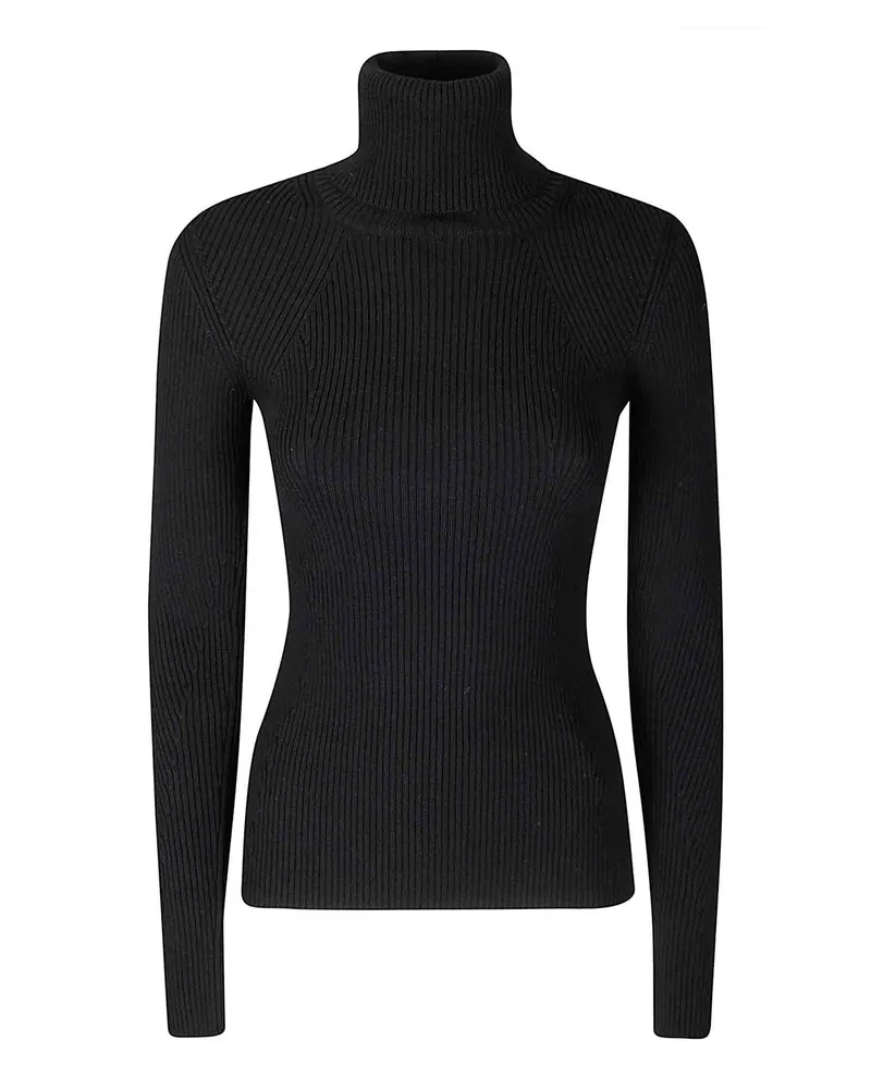 Junya Watanabe Rundhalspullover - Schwarz Schwarz