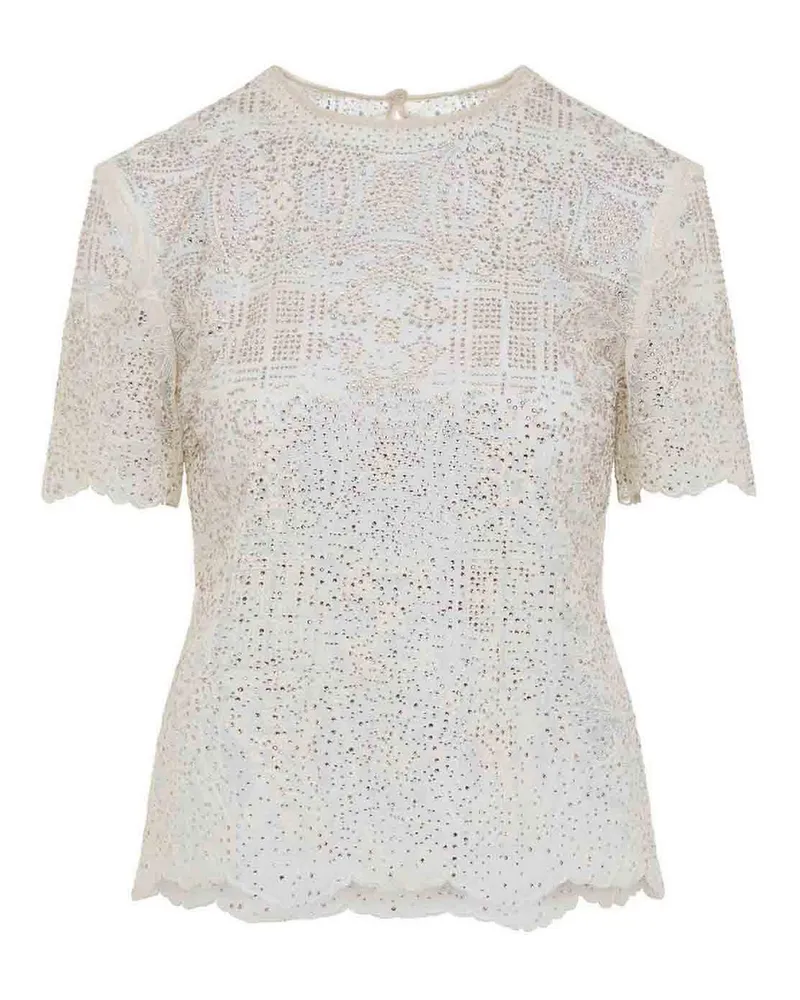 Ermanno Scervino Top - Weiß Weiß