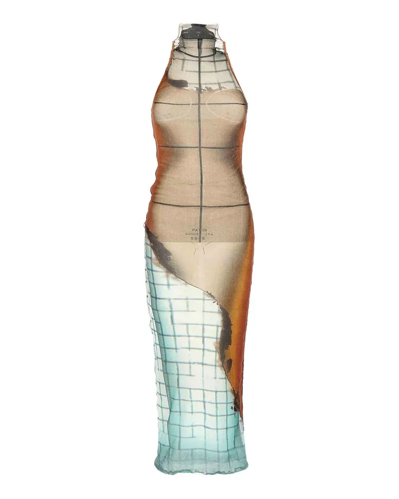 Jean Paul Gaultier Knielanges Kleid - Bunt Bunt