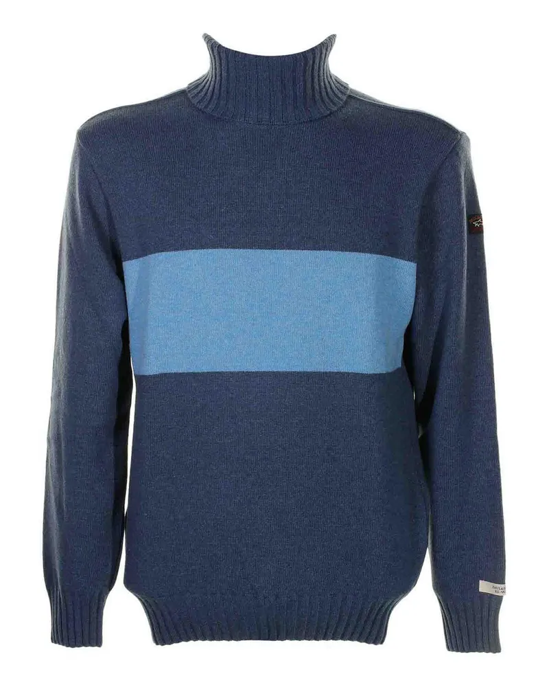 Paul & Shark Rollkragenpullover - Blau Blau