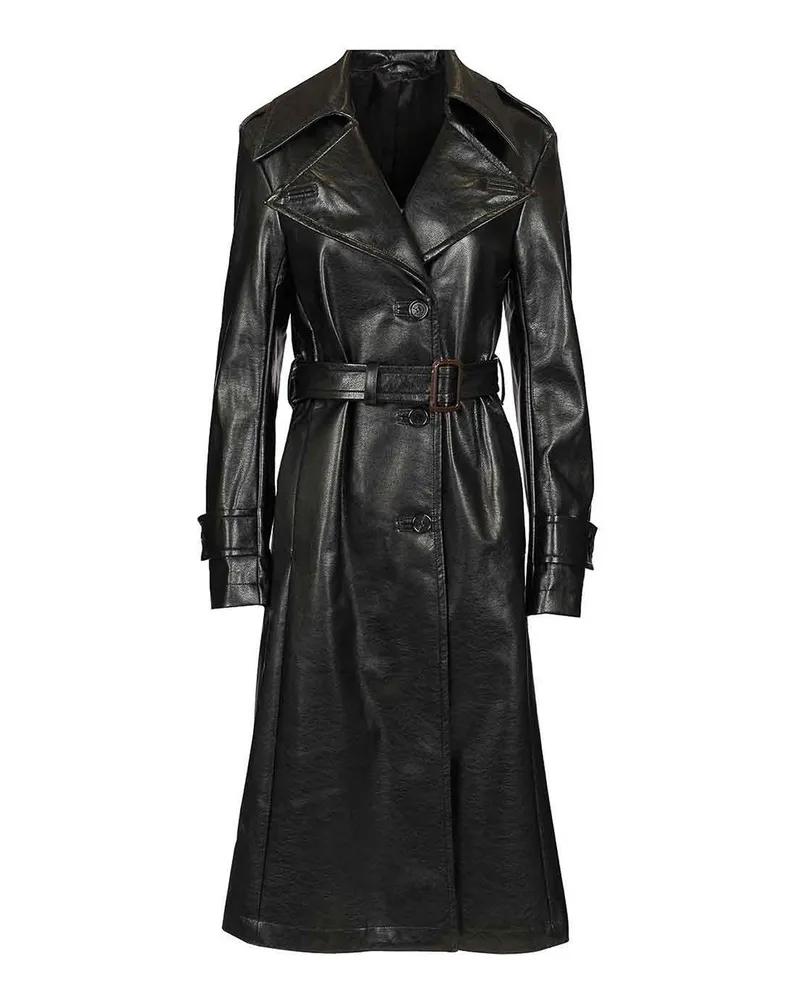 Acne Studios Kurzer Mantel - Schwarz Schwarz
