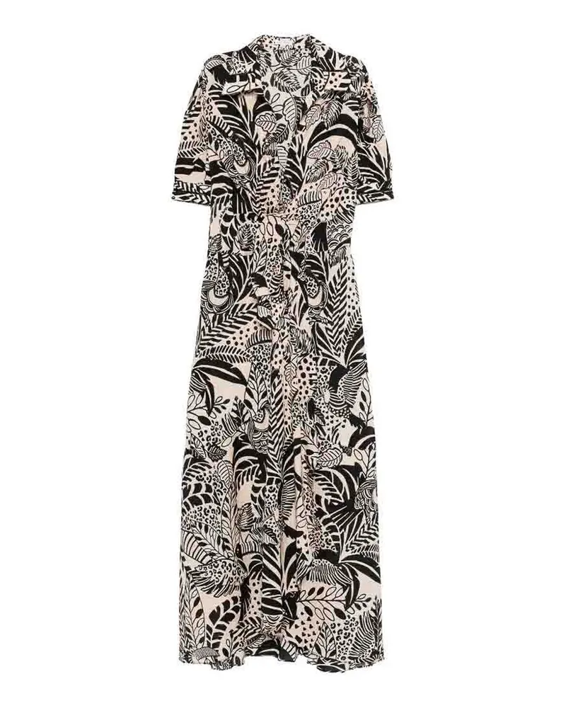 Poupette St Barth Maxikleid - Schwarz Schwarz