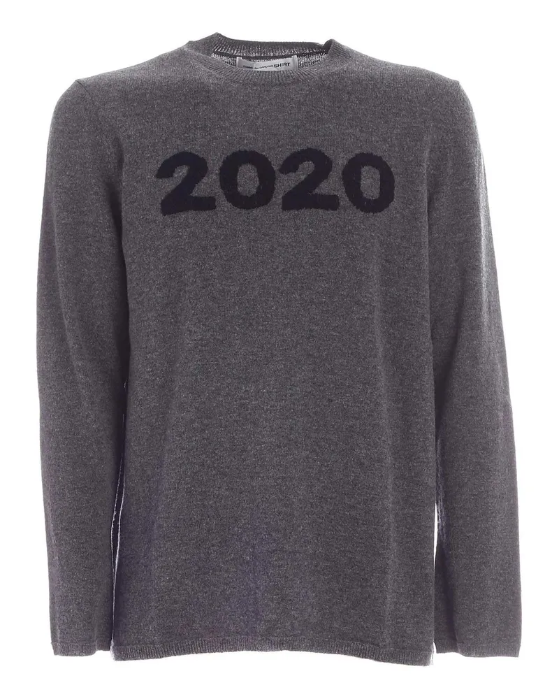 Comme des Garçons Rundhalspullover - Grau Grau