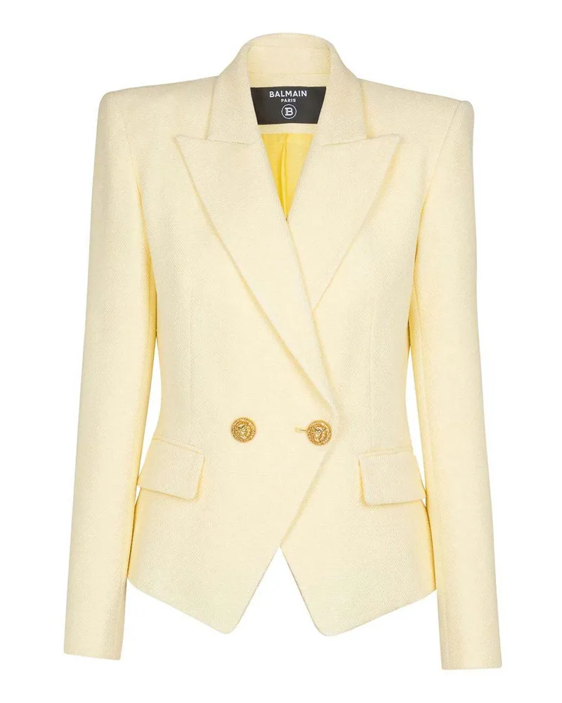 Balmain Blazer - Hellgelb Hellgelb