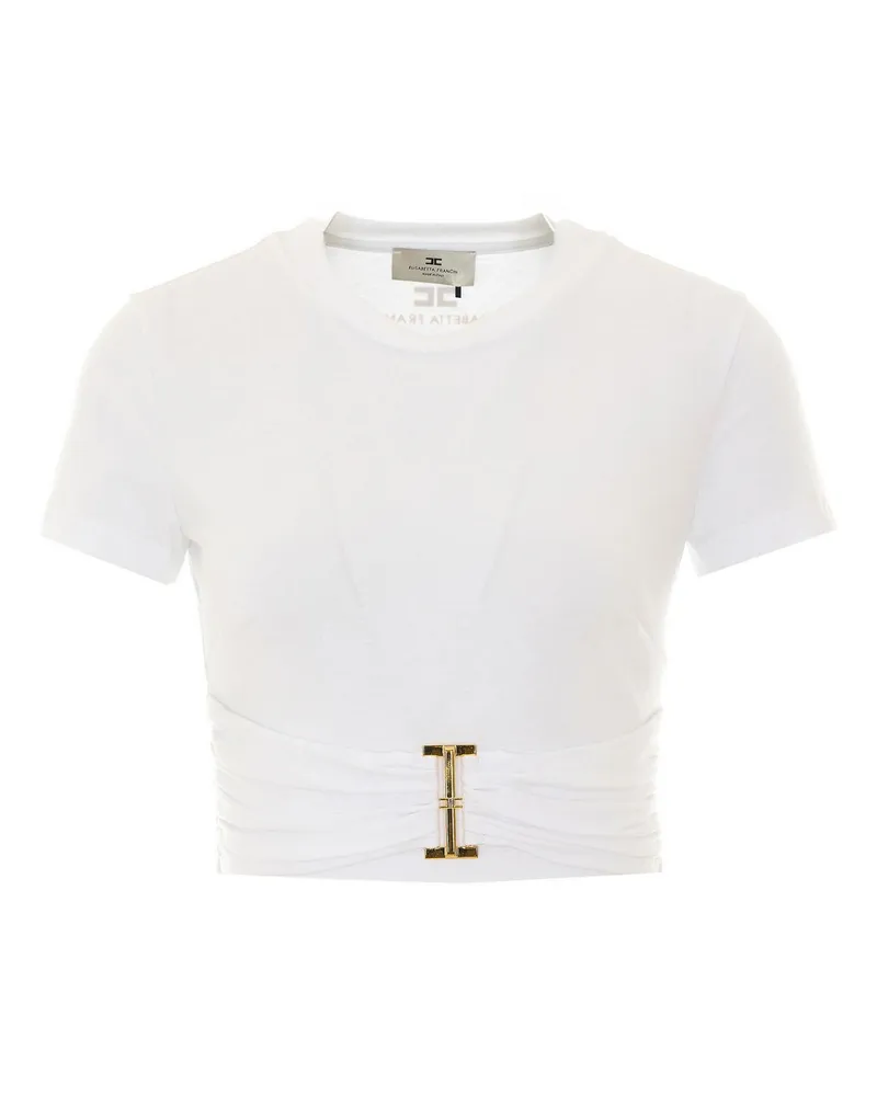 Elisabetta Franchi T-Shirt - Weiß Weiß