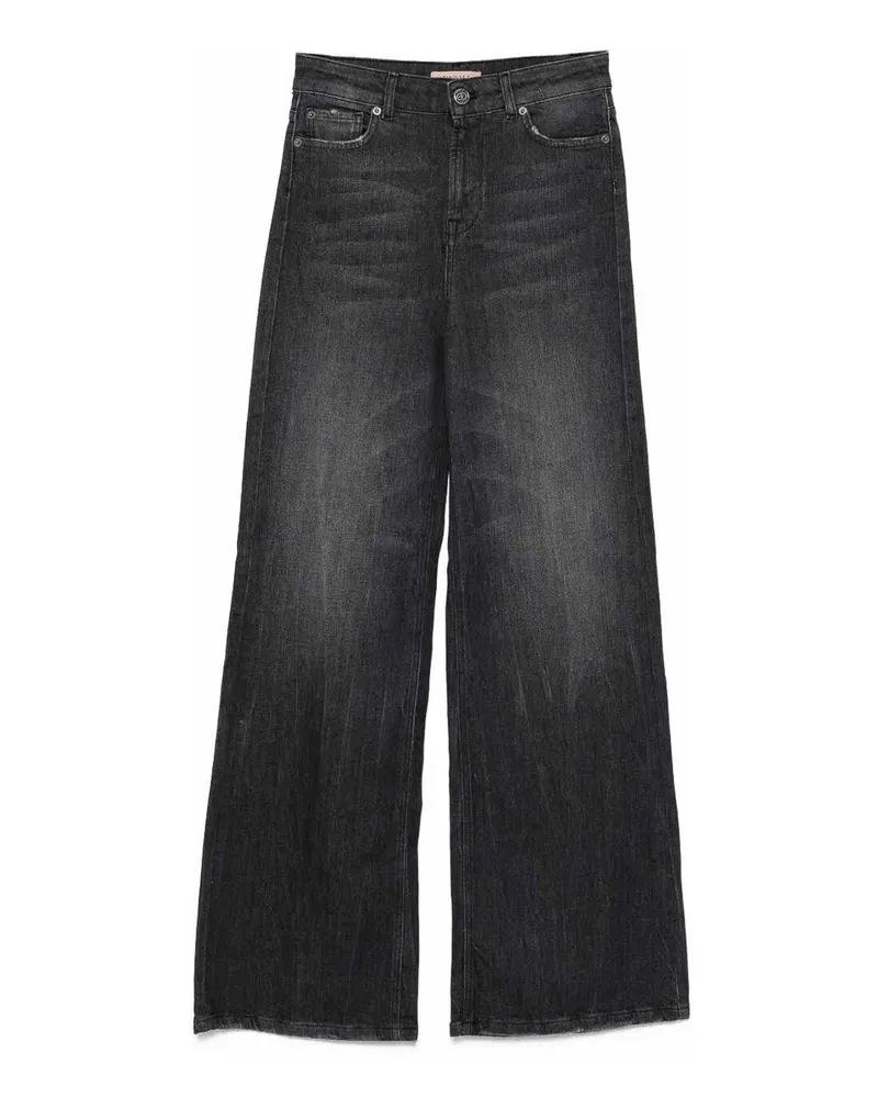 Twin-Set Bootcut Jeans - Schwarz Schwarz