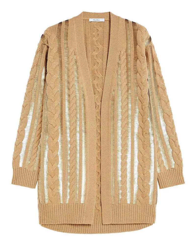 Max Mara U-Boot-Pullover - Camel Camel