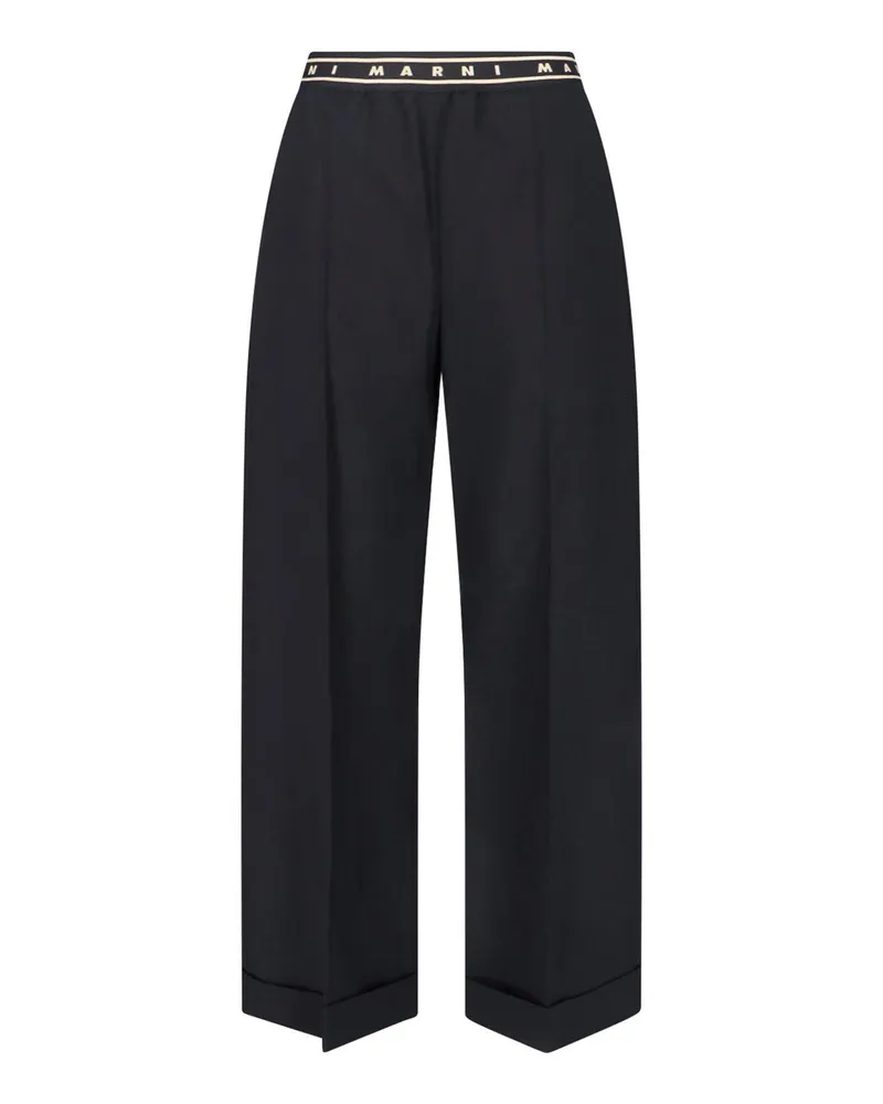 Marni Casual Hose - Schwarz Schwarz