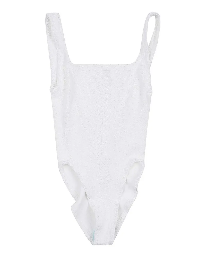 Hunza G Badeanzug - Weiß Weiß