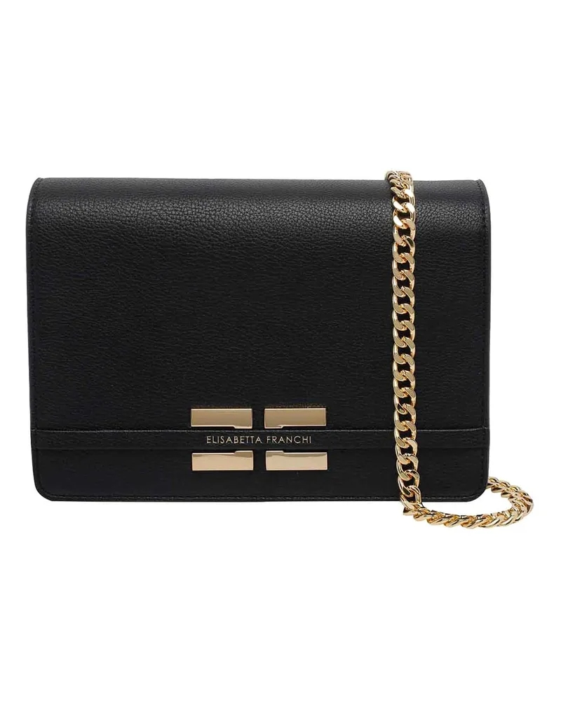 Elisabetta Franchi Umhängetasche - Schwarz Schwarz