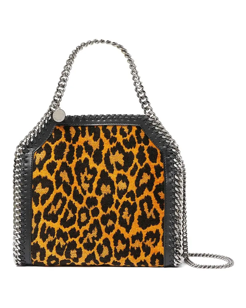 Stella McCartney Shopper - Dunkelgrün Animal